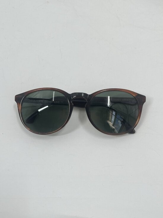 Island Company Amber Tortoise Oval Sunglasses Brown Lens Vintage Style Unisex main image 4